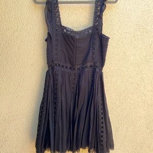 Black Free People Mini Dress - Size L